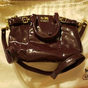 Coach Burgundy/Maroon Crossbody Purse